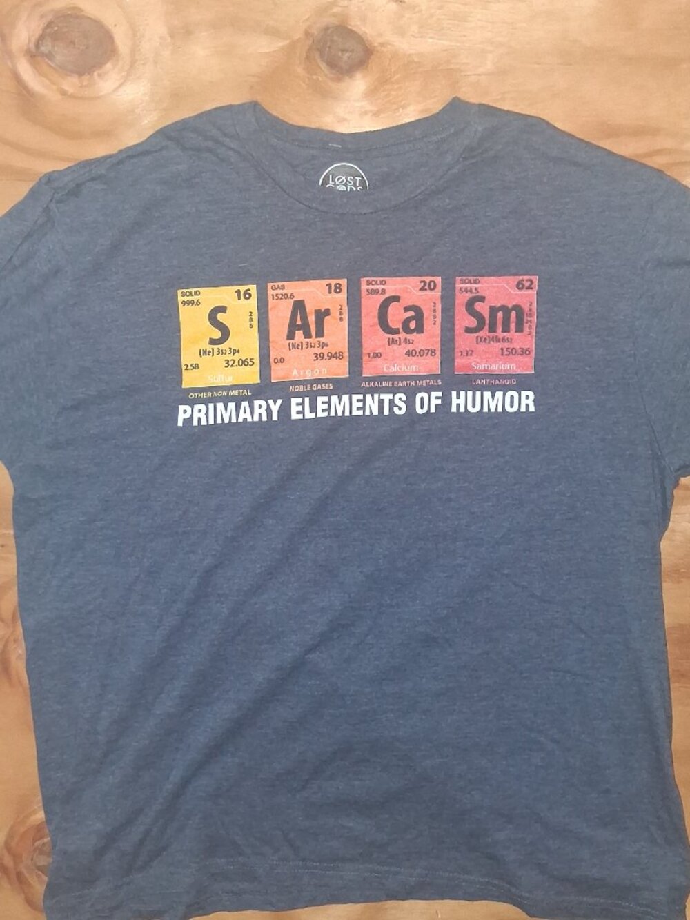 Elements of Humor Graphic T-Shirt Men’s Size Large Funny Logo Tee